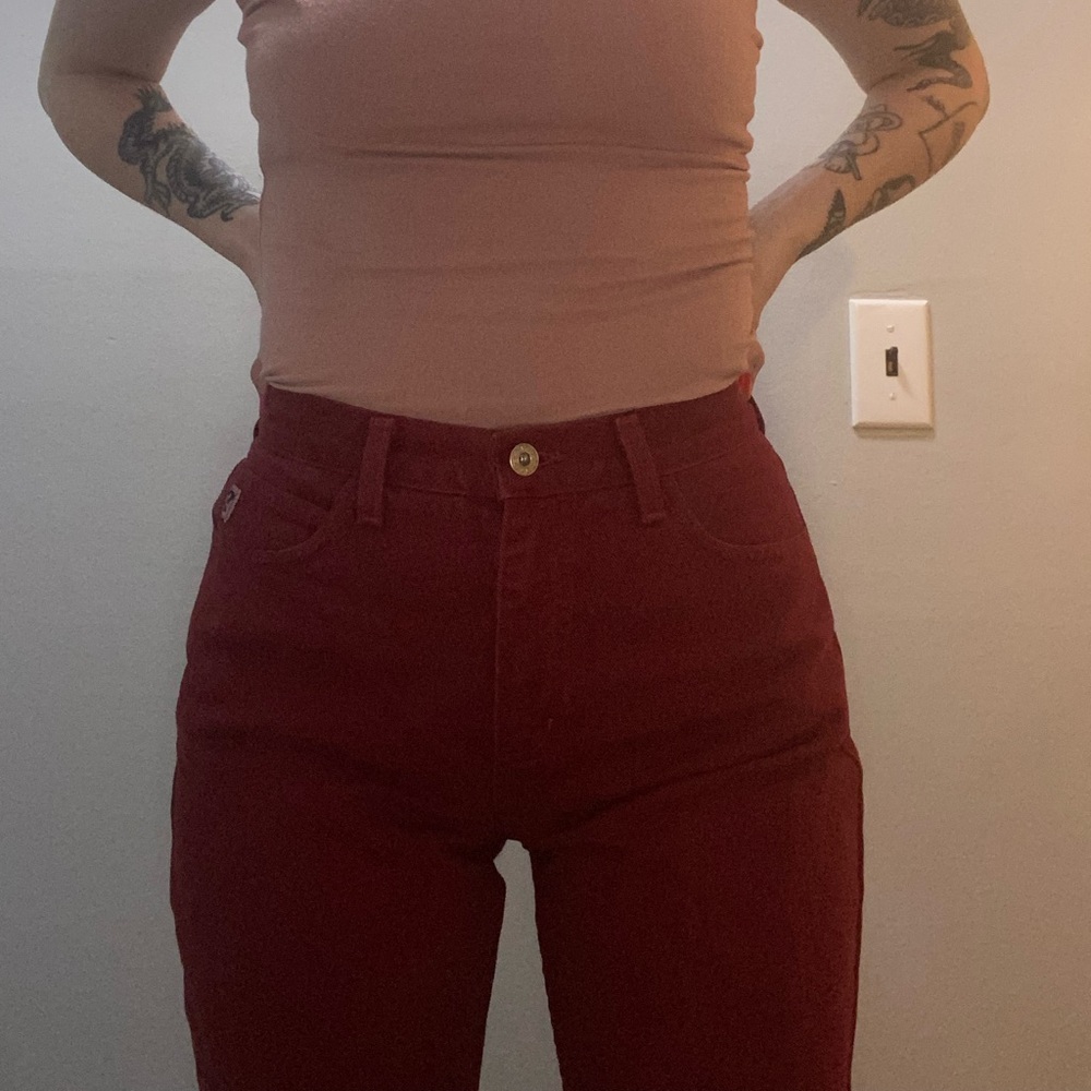 Guess Red Denim Jeans